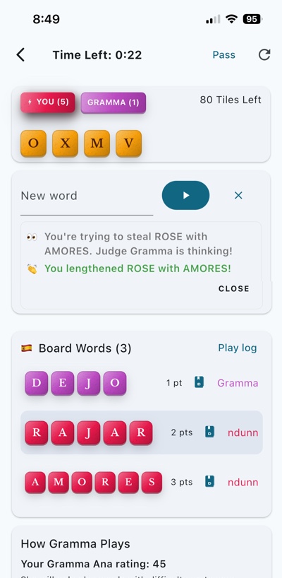 Gramma Ana in Spanish