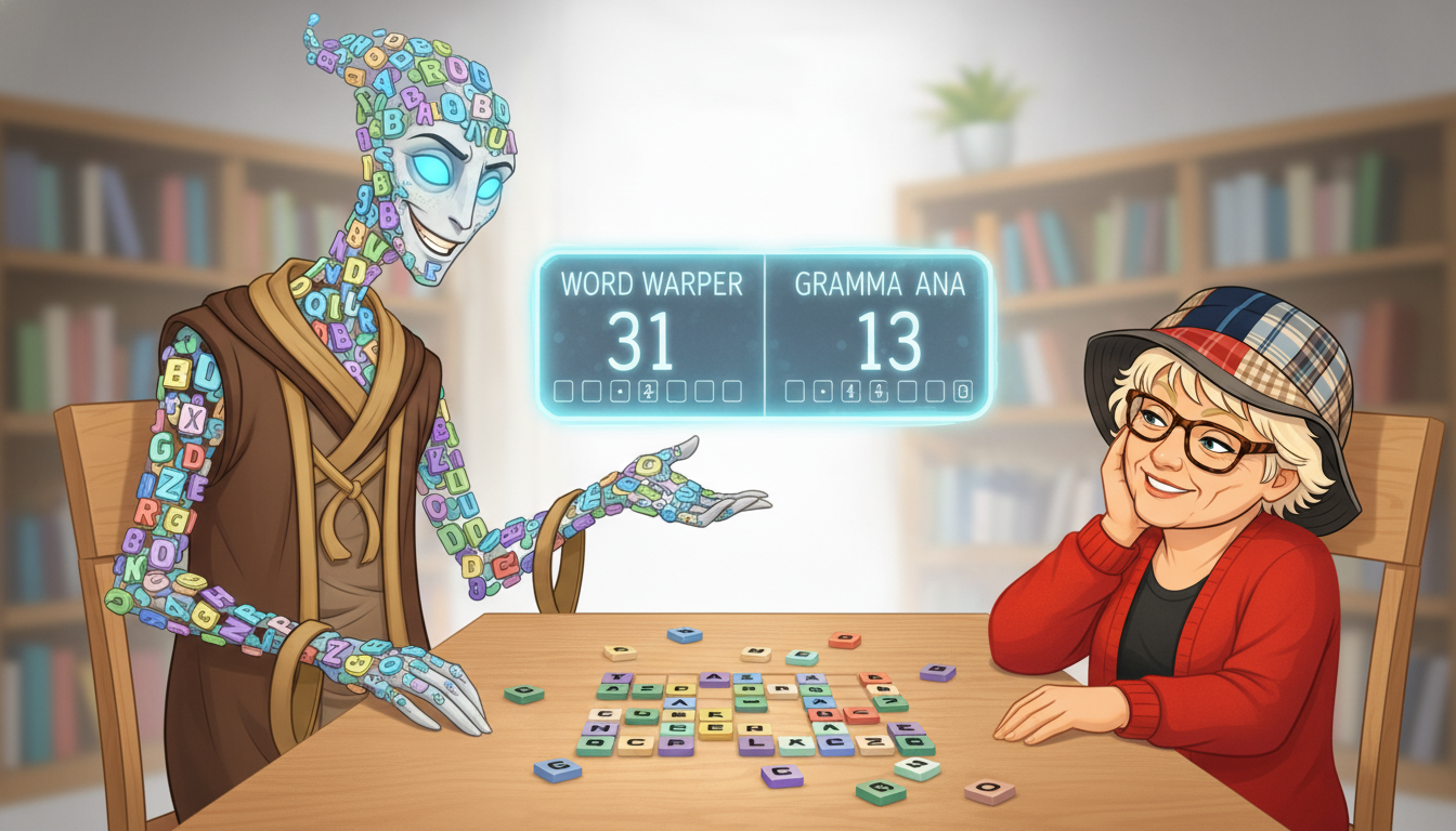Gramma Ana vs The Word Warper.