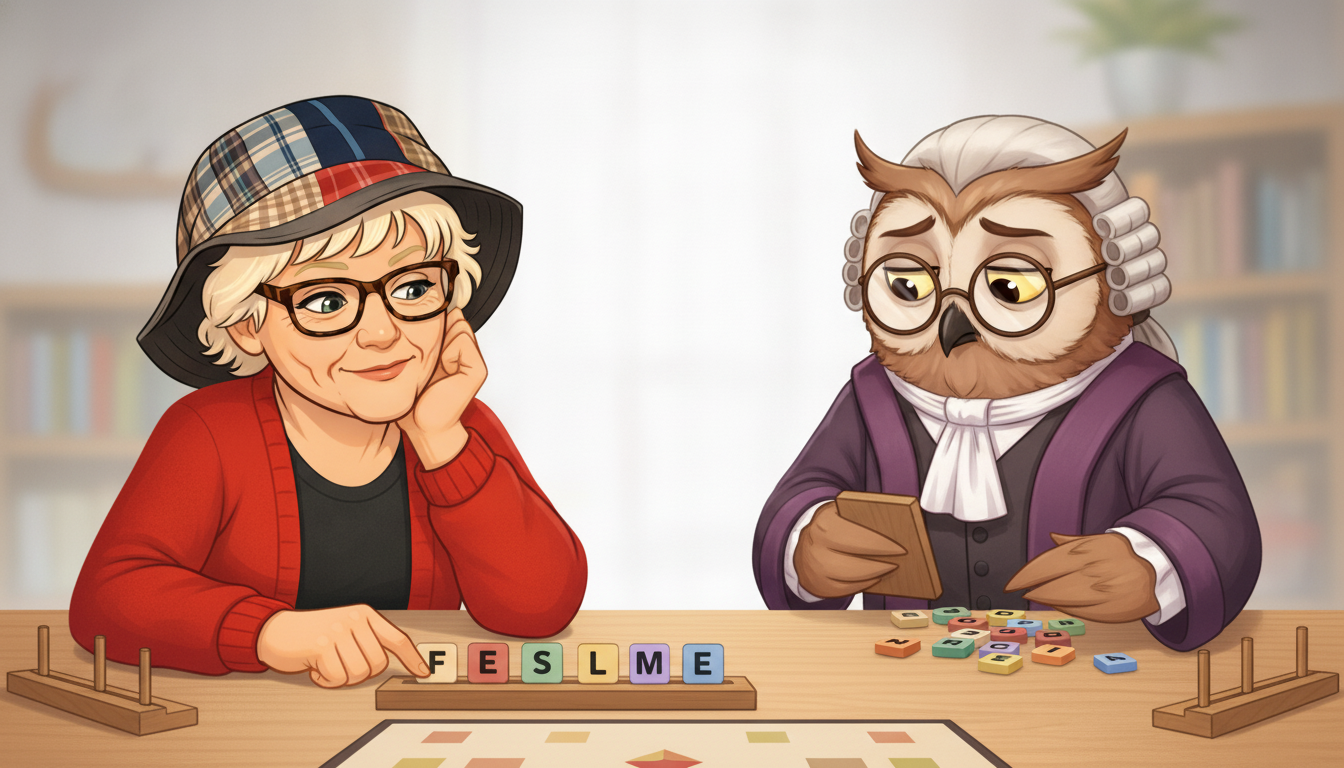 Gramma Ana vs The Jumble Judge.