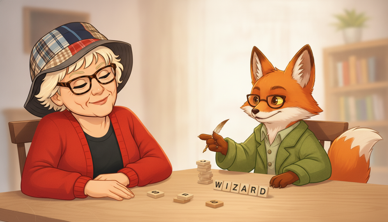 Gramma Ana vs Scrappy Scribe.
