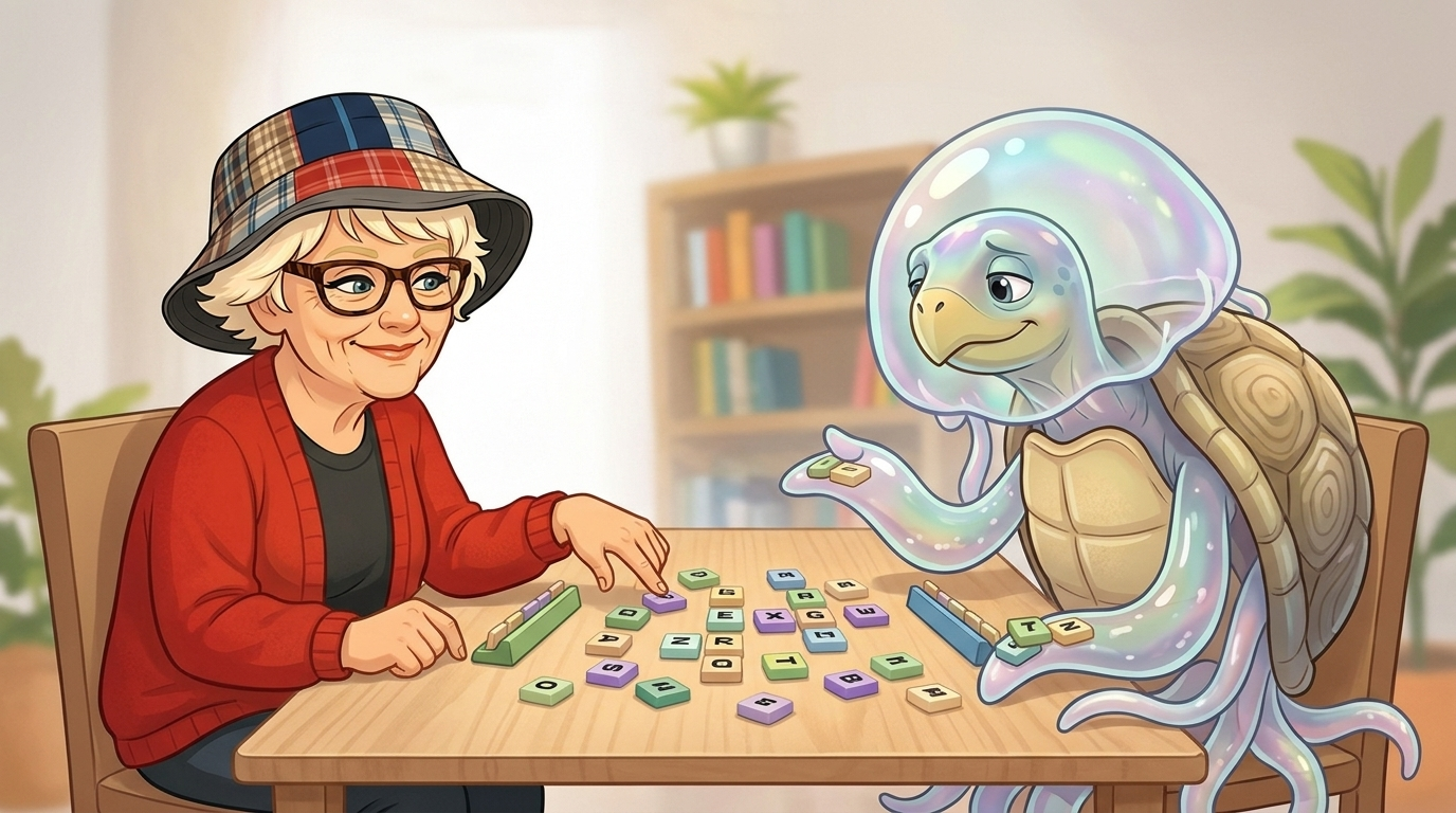 Gramma Ana vs Word Wrangler Wizard.