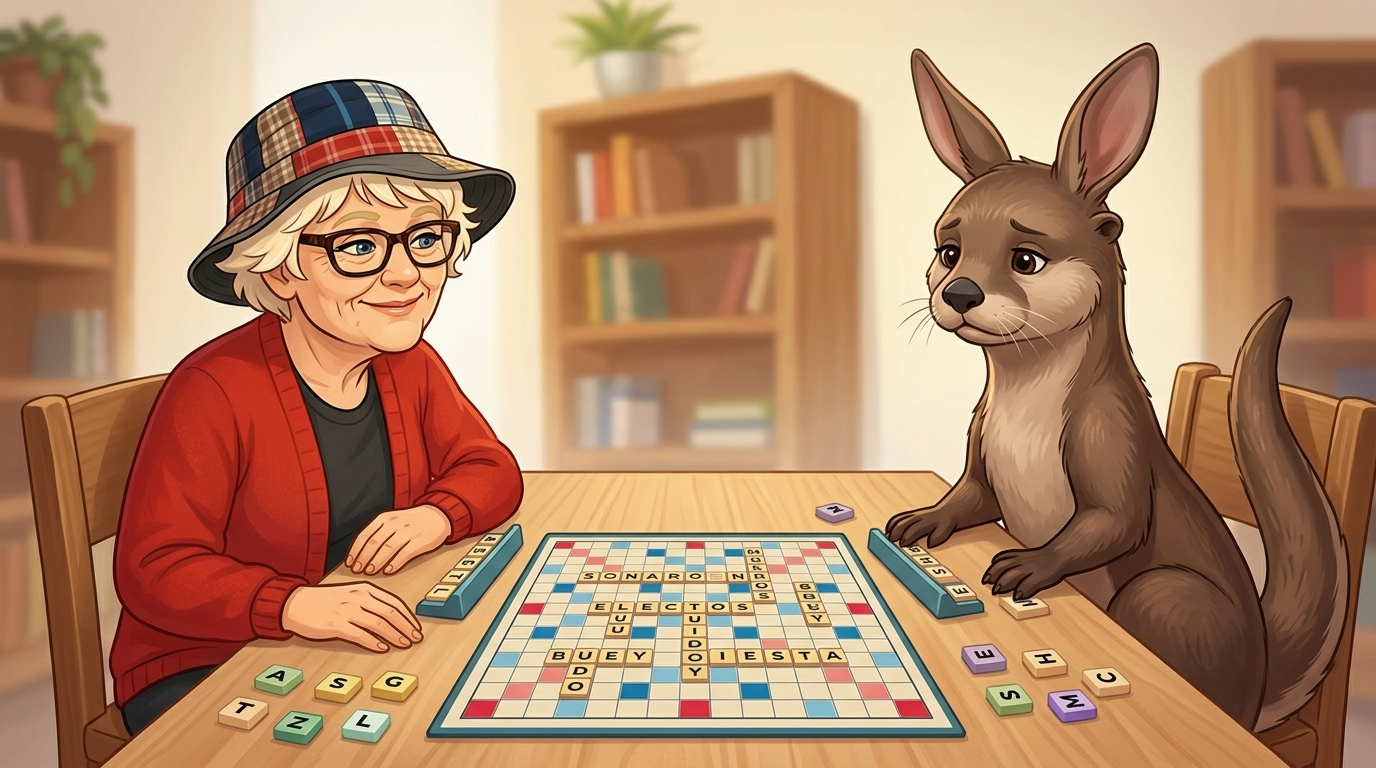 Gramma Ana vs The Syntax Spinner.