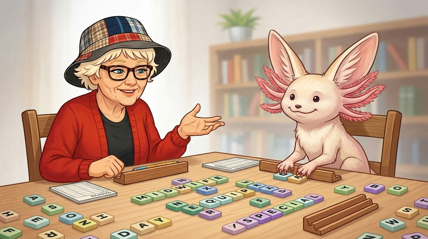 Gramma Ana vs Word Work Warden.