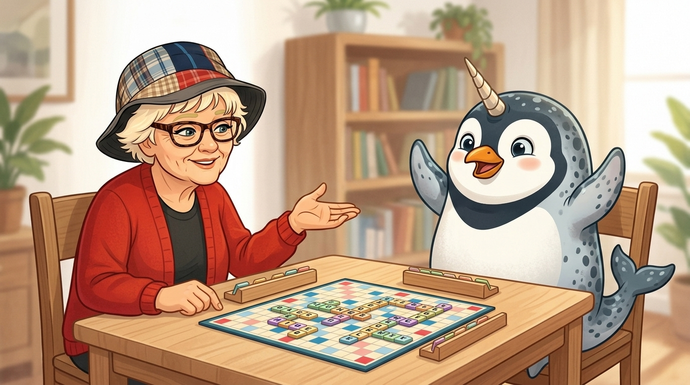 Gramma Ana vs The Letter Liner.